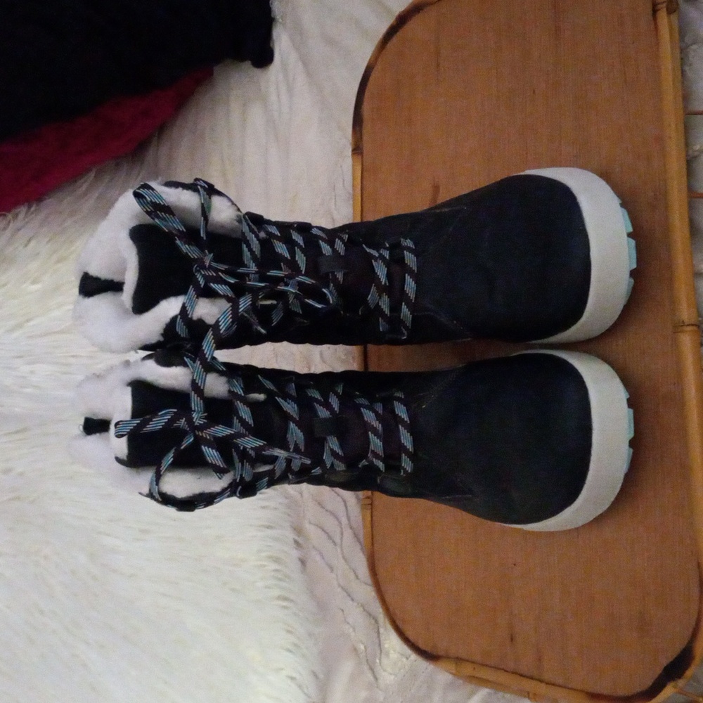 Merrell Black Winter Snow Boots Size 6M - Picture 7 of 8